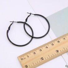 Load image into Gallery viewer, Earrings Charm Pink Blue Black White Multicolor Matte Circle Shiny Crystal Big Earrings Fashion Jewelry Women's New Design