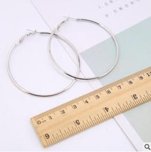 Load image into Gallery viewer, Earrings Charm Pink Blue Black White Multicolor Matte Circle Shiny Crystal Big Earrings Fashion Jewelry Women's New Design