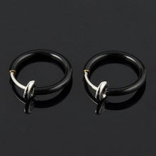 Load image into Gallery viewer, New LNRRABC 2pcs Invisible No Ear Hole Earrings Clip Nose Ring Belly Button Ring For Punk Wind Jewelry Accessories